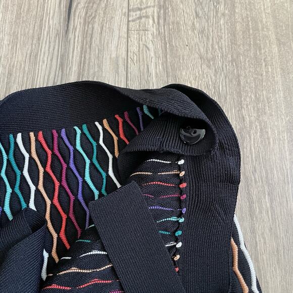 NBD Revolve Benton True Wrap Mini Skirt sz M Color Blush multi Pink and Black - Picture 8 of 12